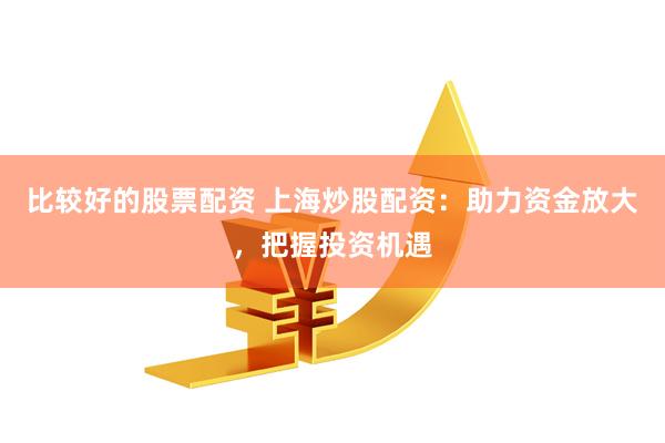 比较好的股票配资 上海炒股配资：助力资金放大，把握投资机遇